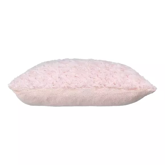 Coussin carré (45 cm) Bouclée Rose 3
