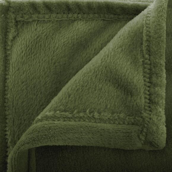 Manta suave (180 cm) Panama Verde kaki 2