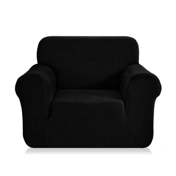 Funda para sillón extensible Prisca Negro ébano 4