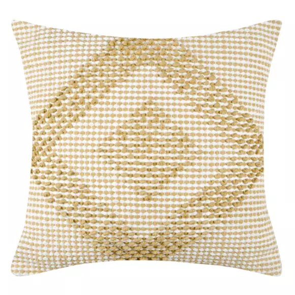 Coussin carré (40 cm) Bonifacio Jaune moutarde 3