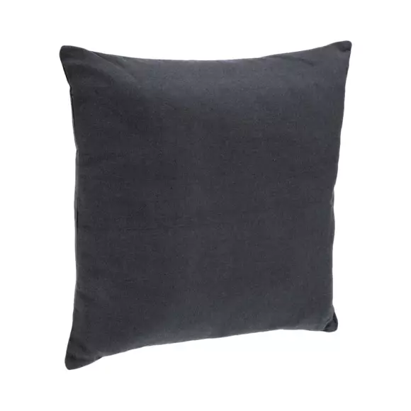 Coussin carré (38 cm) Datara Gris anthracite 2