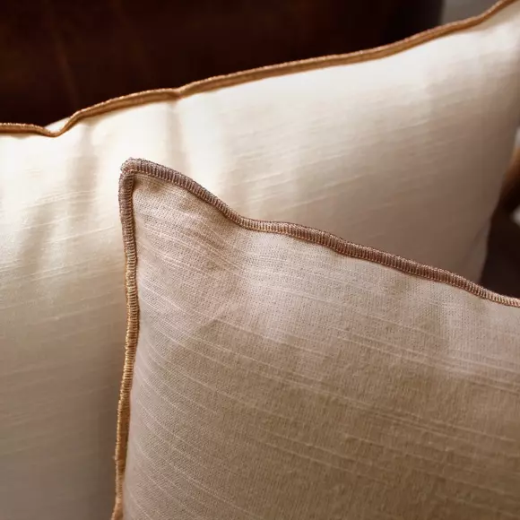 Coussin carré (40 cm) Vegetalis uni Beige 2