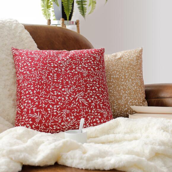 Cuscino quadrato cotone (40 cm) Solden Rosso 2