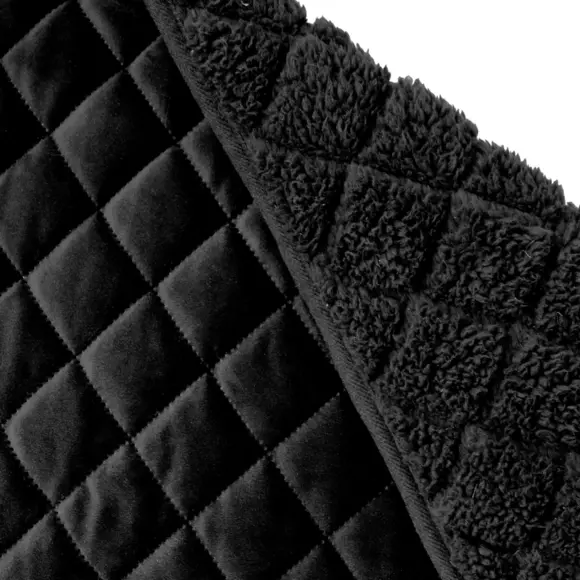 Plaid doux (150 cm) Gatsby Noir 2