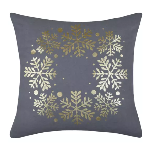 Coussin carré (40 cm) Lumineux Gris 2