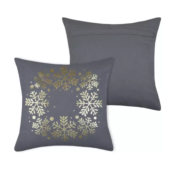 Coussin carré (40 cm) Lumineux Gris 3
