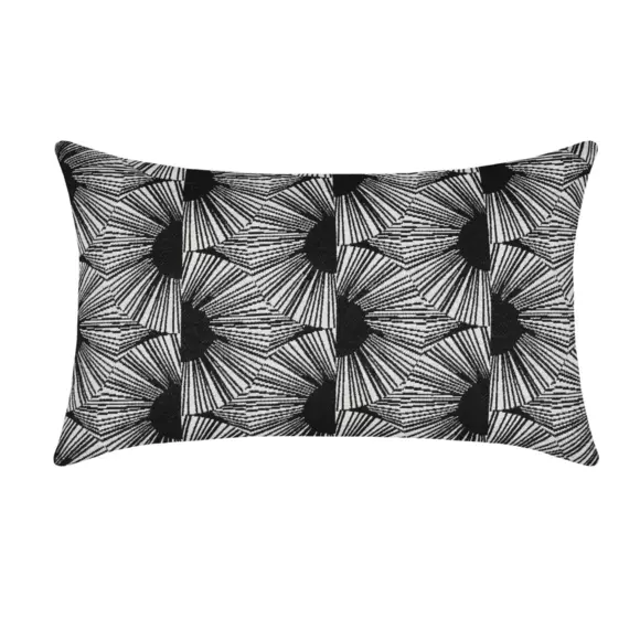 Coussin rectangulaire (50 cm) Bambari Noir 3