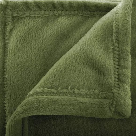 Plaid doux (150 cm) Panama Vert kaki 3
