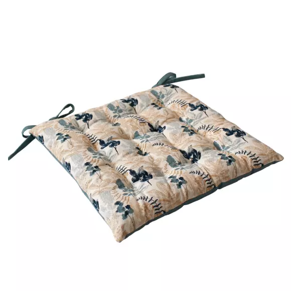 Coussin de chaise Vegetalis Bleu lagon 3