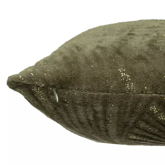 Coussin carré (40 cm) Filo Vert kaki 2