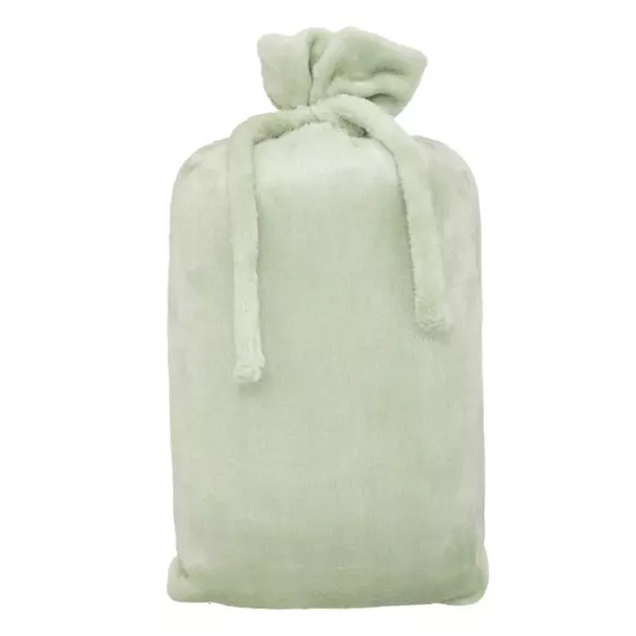 Plaid doux (200 cm) Row Vert céladon 3