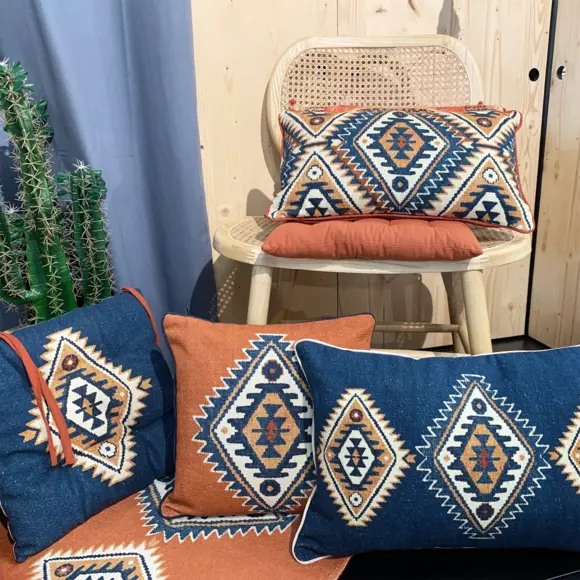 Cojín de silla Louisiane Azul 2