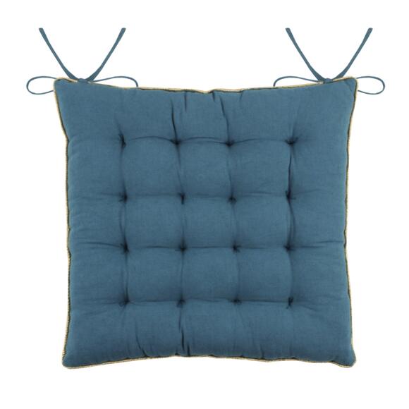 Cuscino per sedia Hoffmann Blu anatra 3