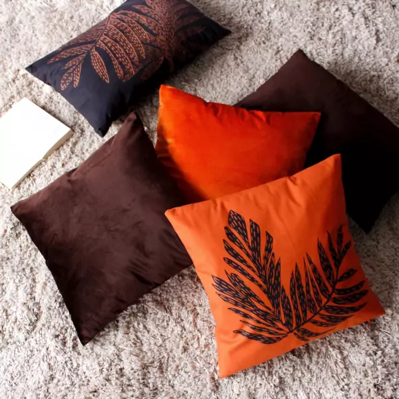 Coussin carré (40 cm) Nounours Chocolat 2