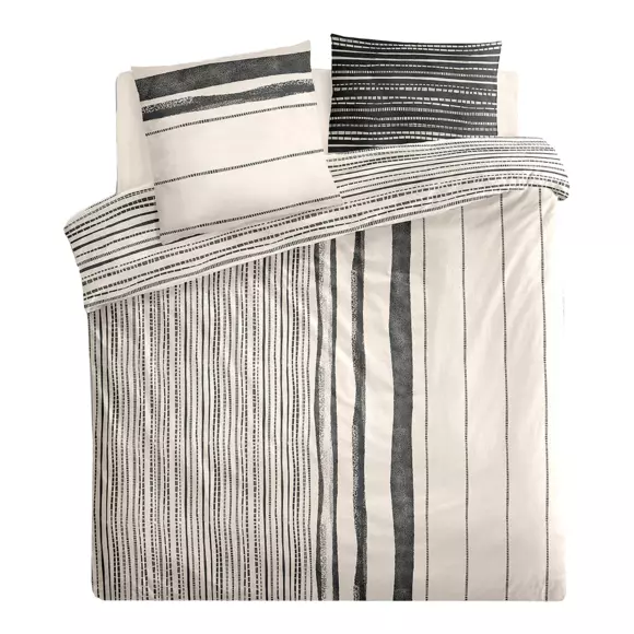 Funda Nórdica y dos fundas para almohada algodón (240 cm) Cybèle Gris 2