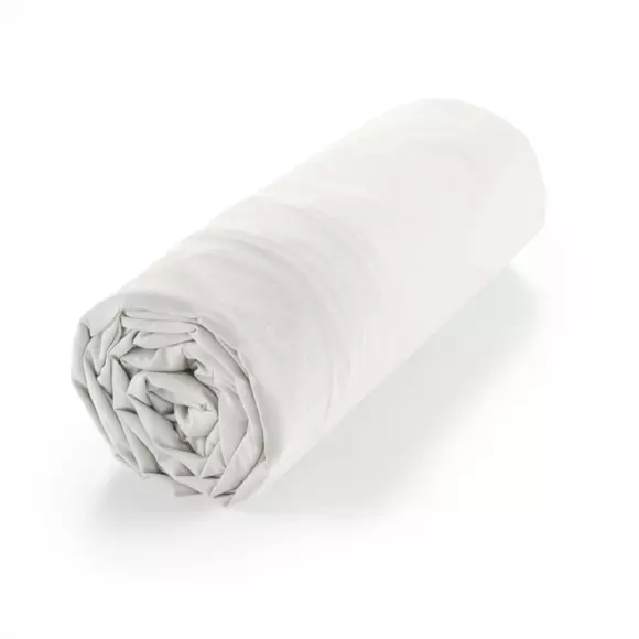 Sábana bajera en algodón bio (90 cm) Biolina Blanco 3