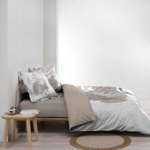 Funda Nórdica y dos fundas para almohadas algodón (240 cm) Solstice Blanco 3