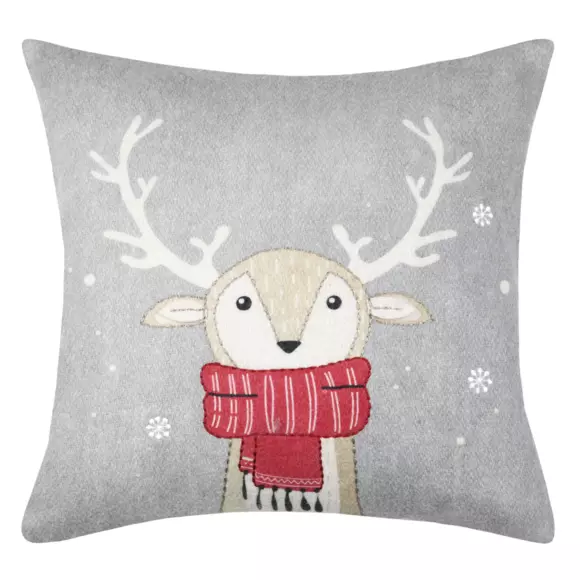Coussin carré (40 cm) Arvan Ecru 3