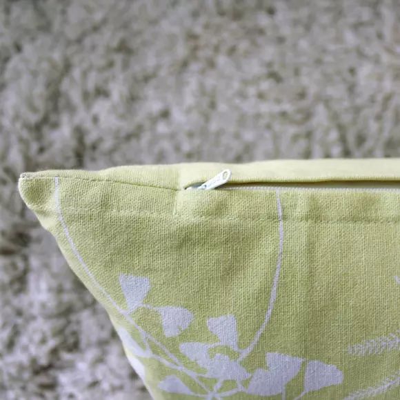 Cojín rectangular en algodón (50 cm) Herbier Verde tilo 3