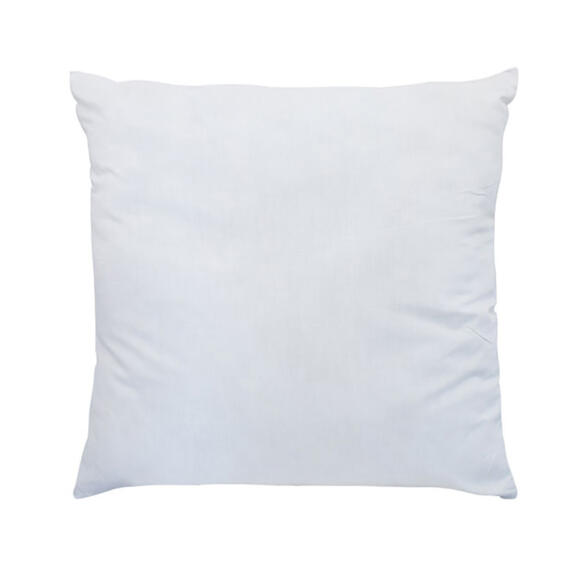 Lote de 2 almohadas cuadradas (60 cm) Lavables a 95°C Blanco 2
