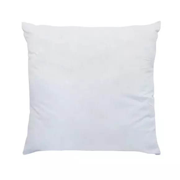 Lot de 2 oreillers carrés (60 cm) Lavables à 95 ° Blanc 2