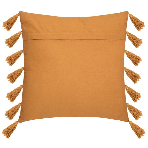 Coussin carré (50 cm) Gypsy Jaune ocre 2