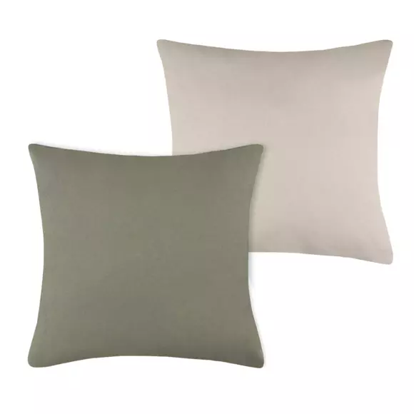 Coussin carré (50 cm) Duo Vert
