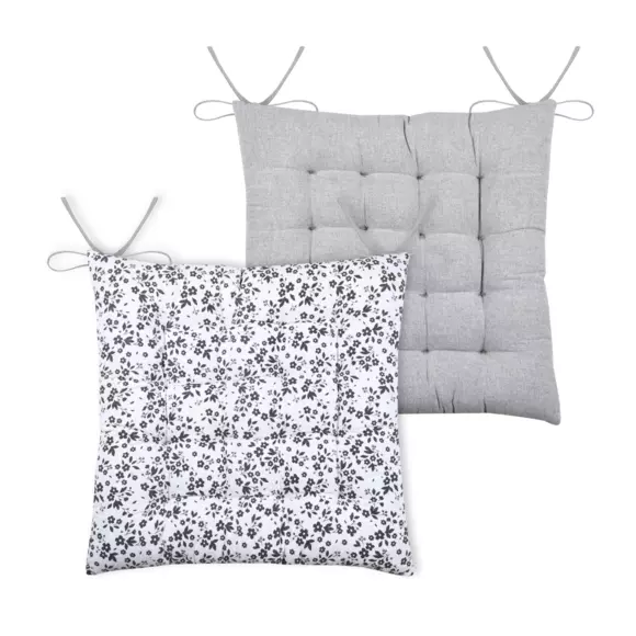 Cojín de silla Ombeline Gris 3