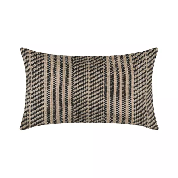 Coussin rectangulaire jute (50 cm) Benito Noir 3