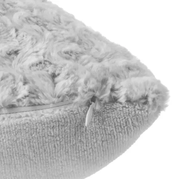 Cojín  (45 cm) Bouclée Gris claro 3