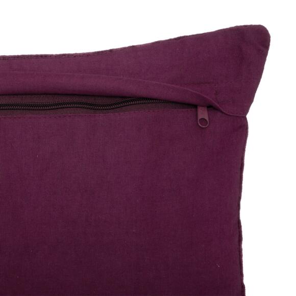Coussin rectangulaire (50 cm) Night Rouge pourpre 2