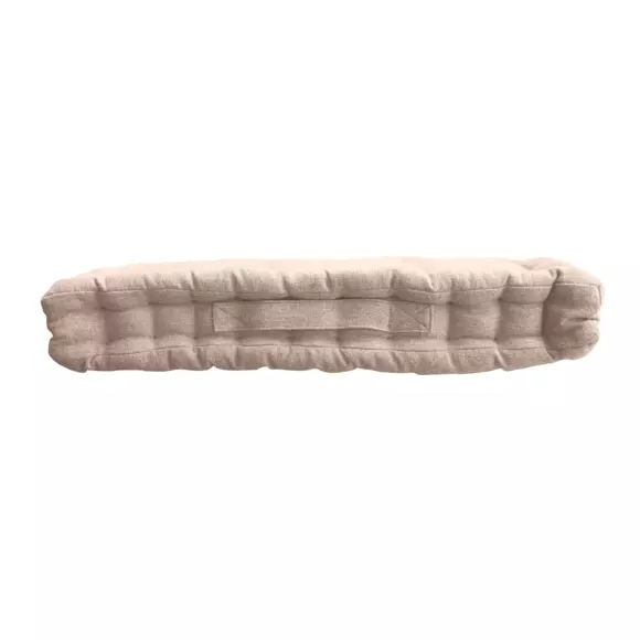 Cojín de suelo algodón reciclado (40 cm) Dune Beige 2