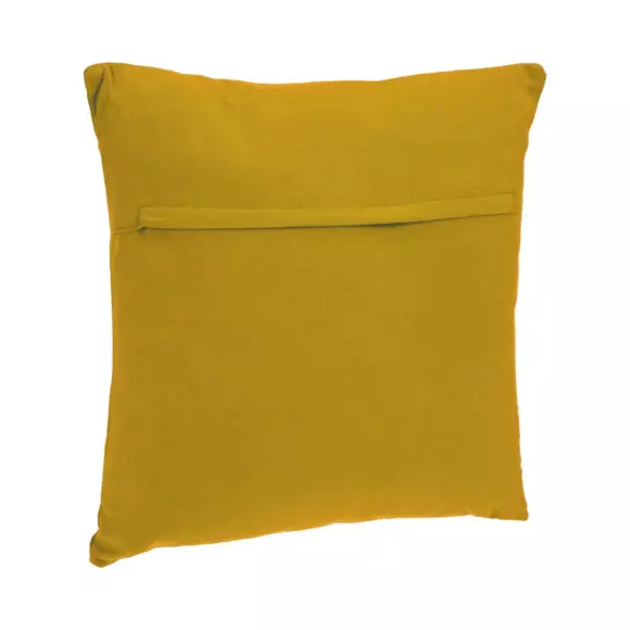 Coussin carré (38 cm) Datara Jaune ocre 127