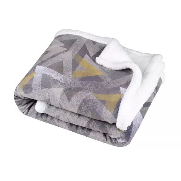 Plaid doux (160 cm) Barklay Gris 2