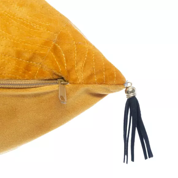 Coussin carré (40 cm) Soan Jaune ocre 2