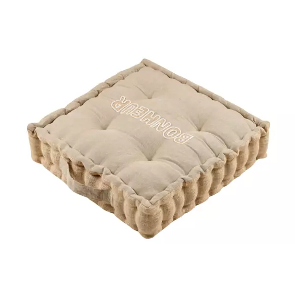Vloerkussen vierkant (45 cm) Maison Licht bruin 3