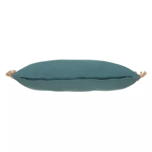 Cojín rectangular yute (58 cm) Bota Verde jade 2