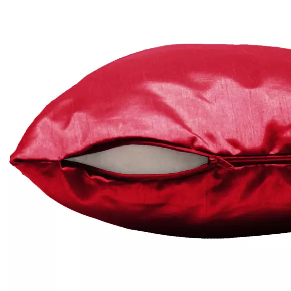 Funda para cojín  Shantung Shana Rojo 2