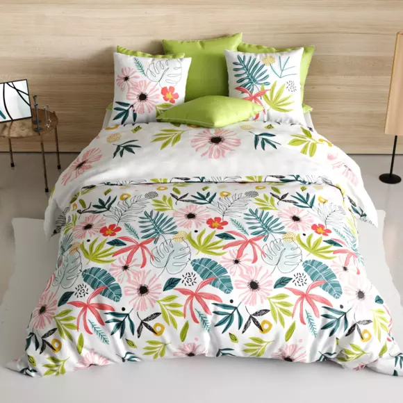Funda Nórdica y dos fundas para almohada en algodón (260 cm) Field Multicolor 3