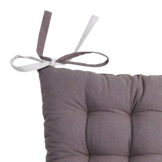Cuscino per sedia Bicolore Grigio e grigio perla 2