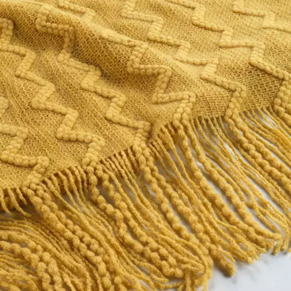Manta de canapé (150 cm) Melinda Amarillo 3