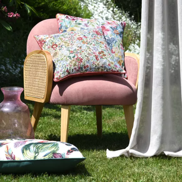 Coussin carré coton (45 cm) Compiegne Multicolore 2
