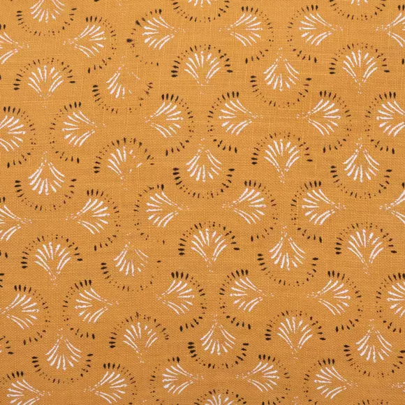 Cojín (40 cm) Linah Amarillo ocre 2