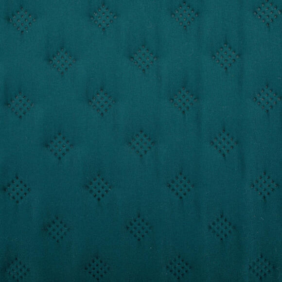 Couvre-lit et taies d'oreiller (240 x 260 cm) Kalia Bleu canard