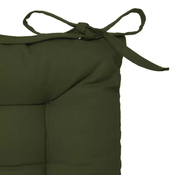 Coussin de chaise carré Datara Vert kaki 2