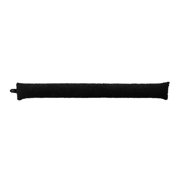Cojín para abajo de la puerta rizo Woly Negro