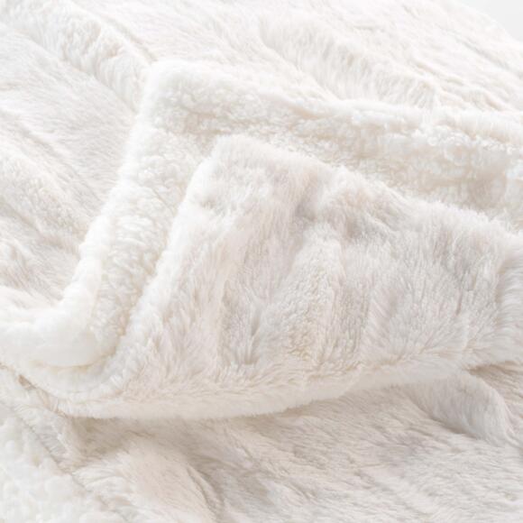 Manta piel sintética (150 cm) Foxy Crudo