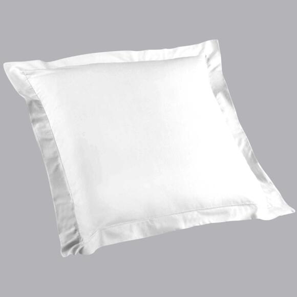 Funda de almohada cuadrada en algodón bio (63 cm) Biolina Blanco 7