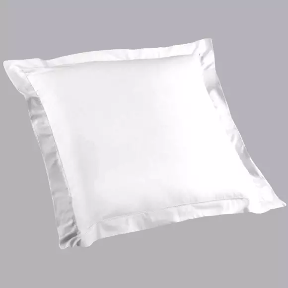 Funda de almohada cuadrada en algodón bio (63 cm) Biolina Blanco 7