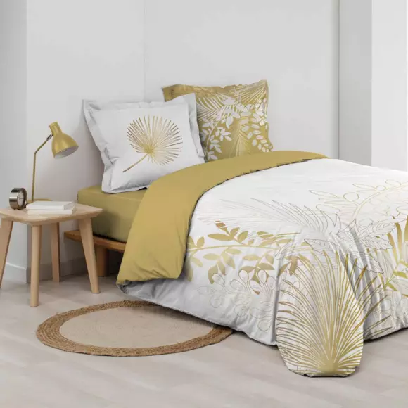 Funda Nórdica y dos fundas de almohada en algodón (260 cm) Strassy Blanco 2
